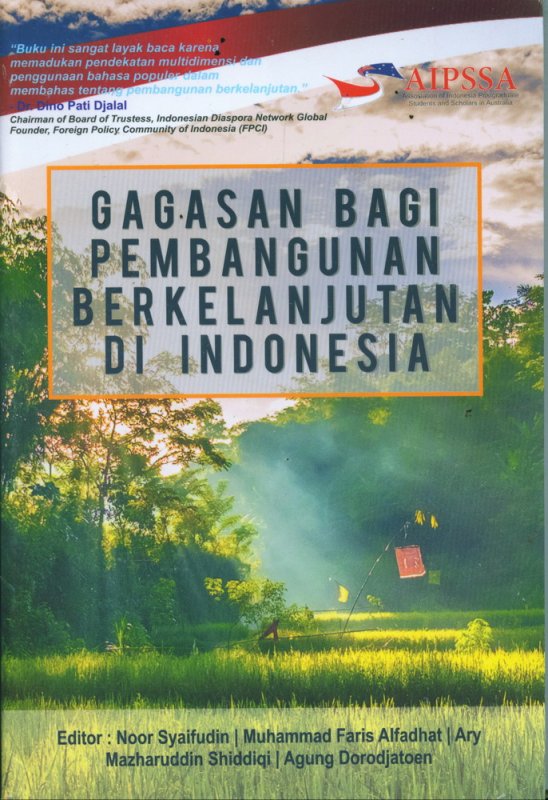 Cover Buku Gagasan Bagi Pembangunan Berkelanjutan Di Indonesia