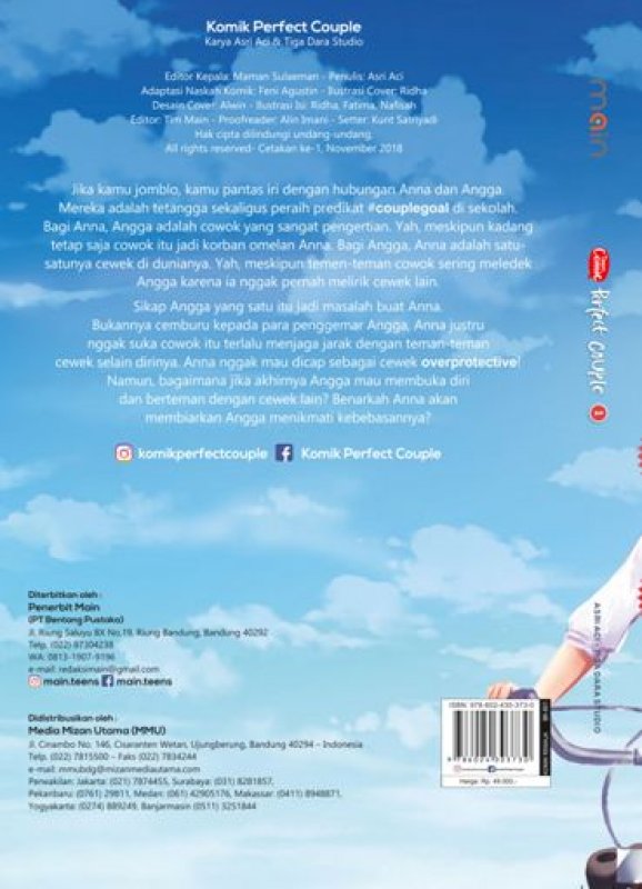 Cover Belakang Buku Komik Perfect Couple Vol.1