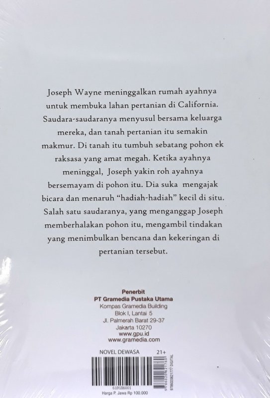 Cover Belakang Buku Kepada Ilah yang Tak Diketahui - To A God Unknown