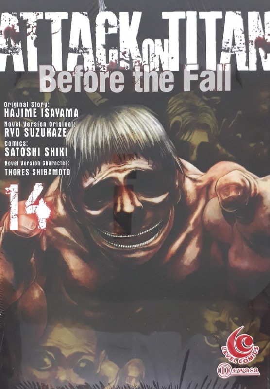 Cover Buku LC: Attack on Titan Before The Fall 14