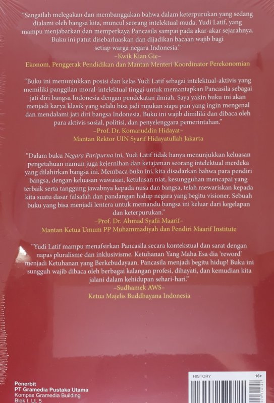 Cover Belakang Buku Negara Paripurna (Cover Baru)