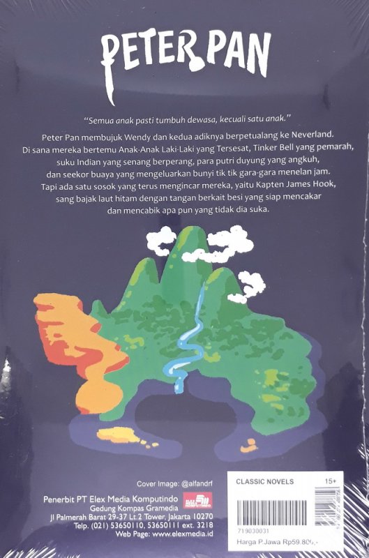 Cover Belakang Buku World Library Series: Peter Pan