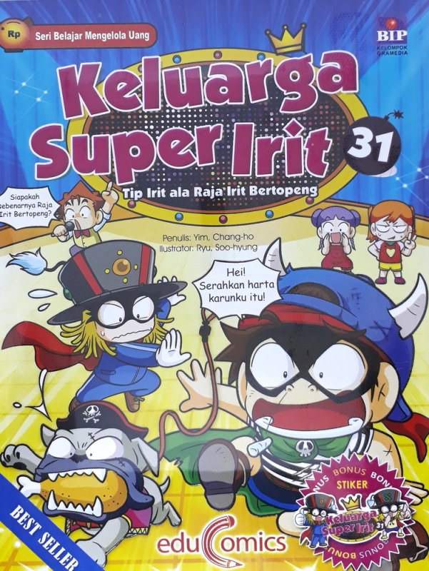 Cover Buku Keluarga Super Irit 31: Tip Irit Ala Raja Irit Bertopeng