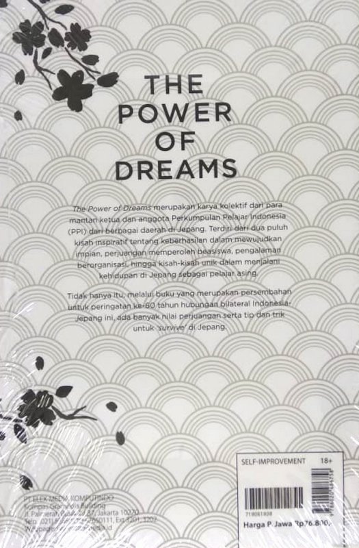 Cover Belakang Buku 20 kisah inspiratif negeri Sakura The Power of Dreams