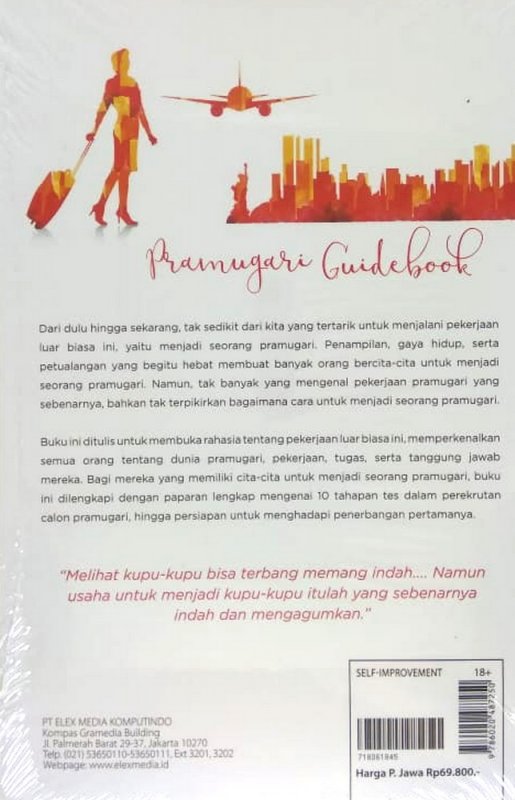 Cover Belakang Buku Pramugari Guidebook