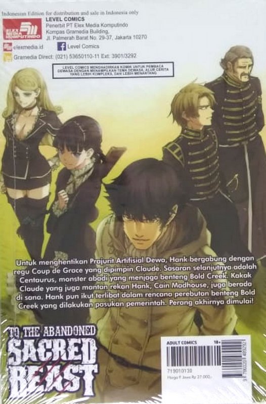 Cover Belakang Buku LC: To The Abandoned Sacred Beast 5