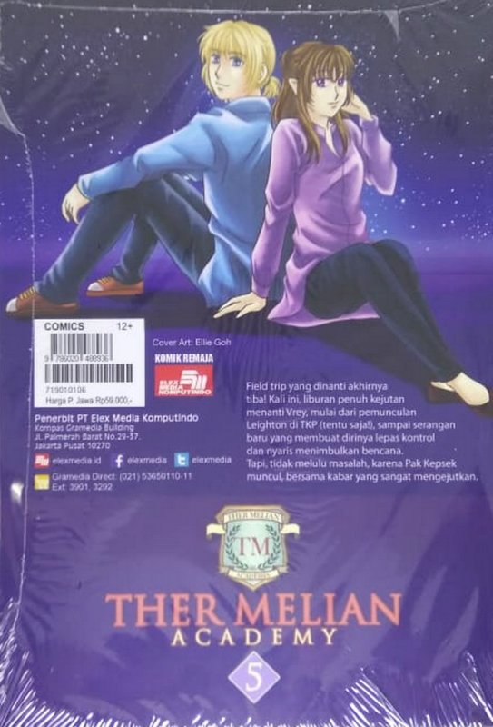 Cover Belakang Buku Ther Melian Academy 5