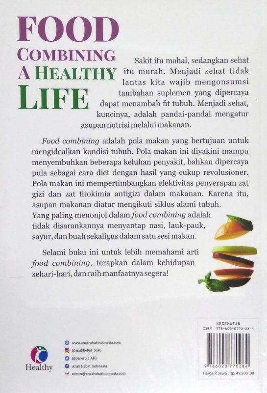 Cover Food Combining A Healthy Life