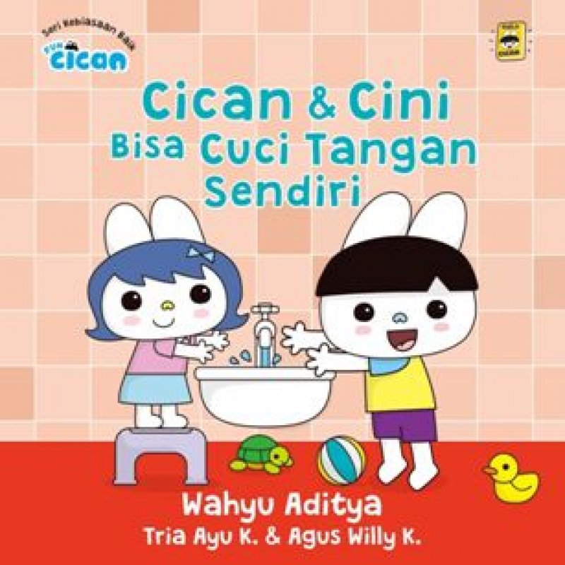 Cover Buku Cican dan Cini Bisa Cuci Tangan Sendiri