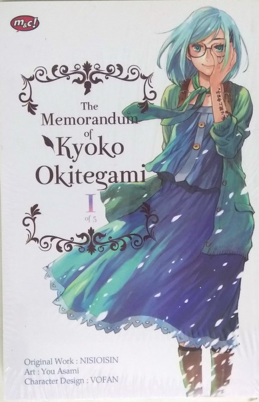 Cover Buku The Memorandum of Kyoko Okitegami 01
