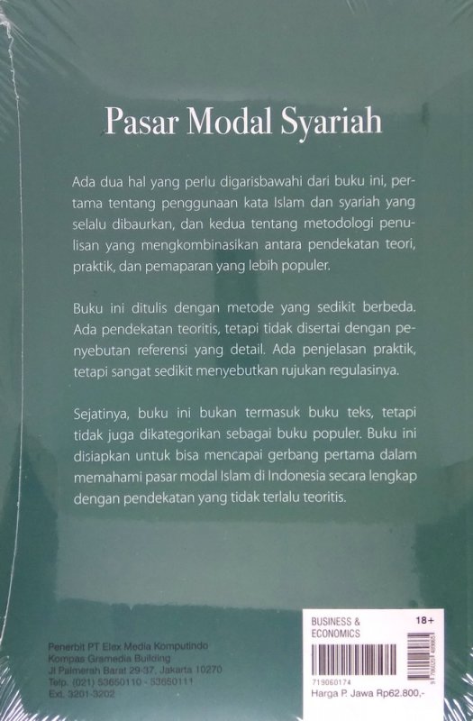 Cover Belakang Buku Pasar Modal Syariah