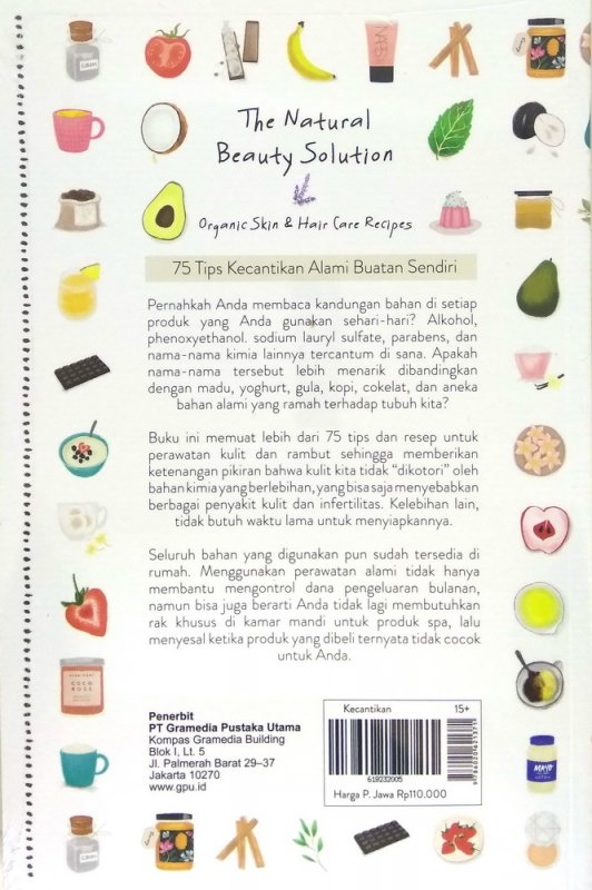 Cover Belakang Buku The Natural Beauty Solution