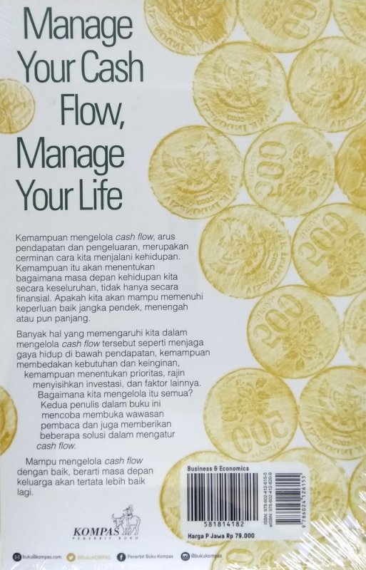 Cover Belakang Buku Manage Your cash Flow, Manage Your Life