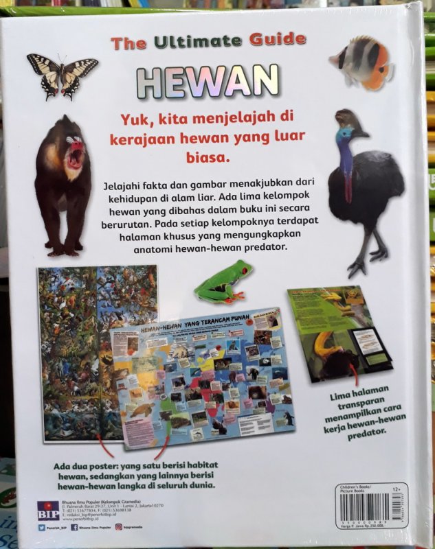 Cover Belakang Buku The Ultimate Guide: Hewan (Hard Cover)