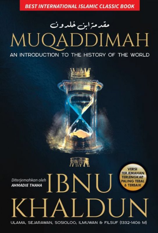 Cover Buku Muqaddimah Ibnu Khaldun (hard Cover)