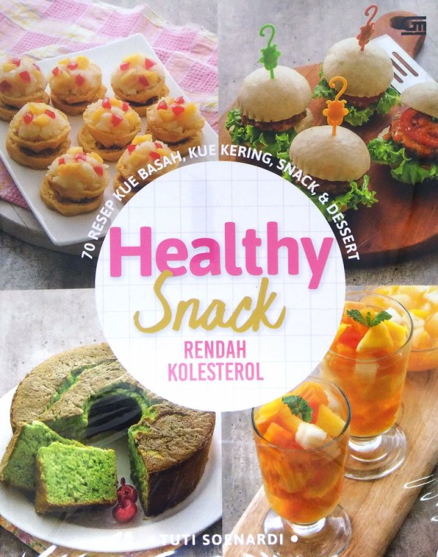 Cover Buku Healthy Snack Rendah Kolesterol