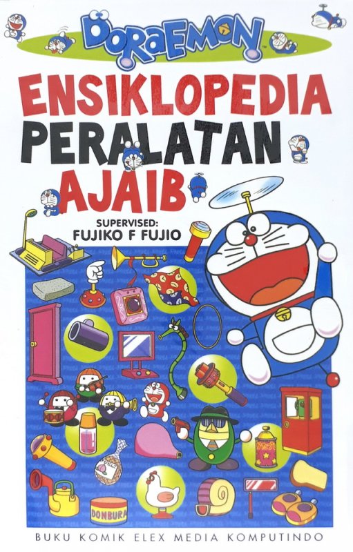Cover Buku Doraemon Ensiklopedia Peralatan Ajaib