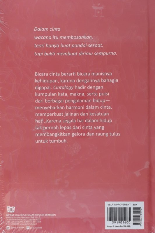 Cover Belakang Buku Cintalogy (Hard Cover)
