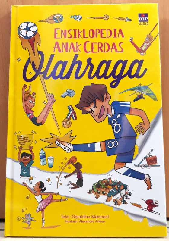 Cover Buku Ensiklopedia Anak Cerdas: Olahraga (Hard Cover)