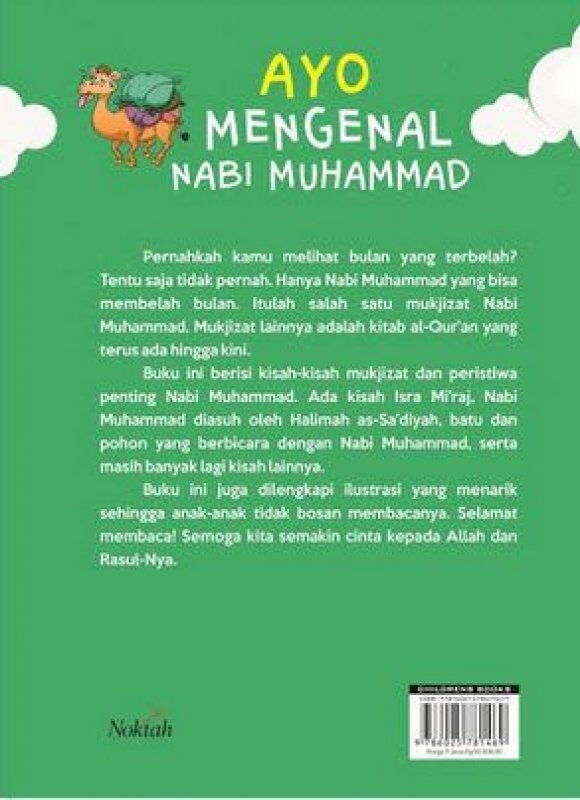 Cover Belakang Buku Ayo Mengenal Nabi Muhammad Mukjizat & Peristiwa Penting