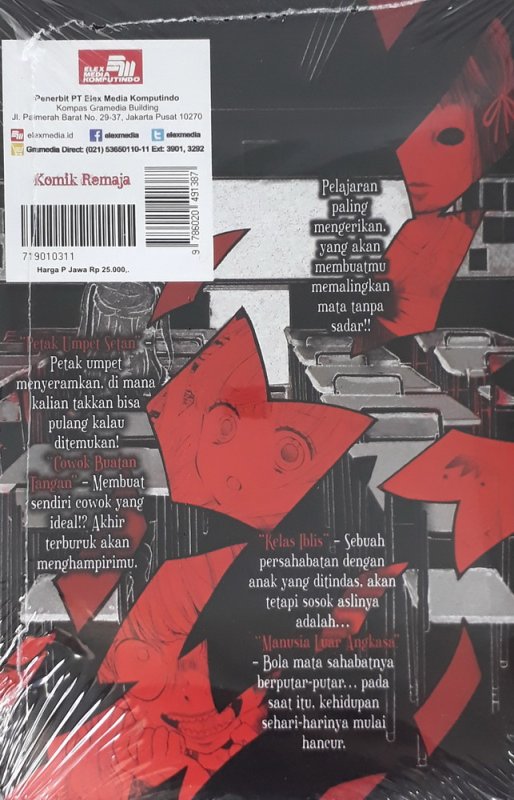 Cover Belakang Buku Scary Lessons 1: Reincarnation