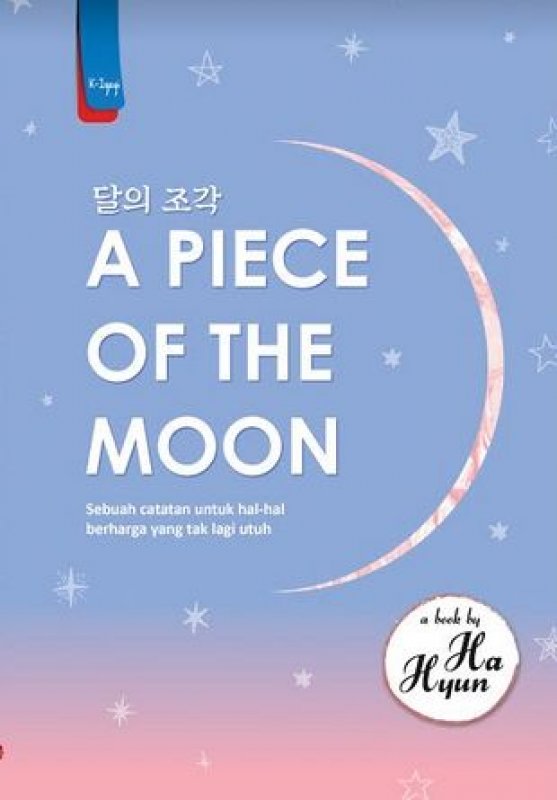 Cover Buku A Piece of The Moon - full color