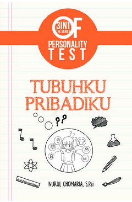 Cover Buku 3 IN 1 The Series Of Personality Test : Tubuhku Pribadiku
