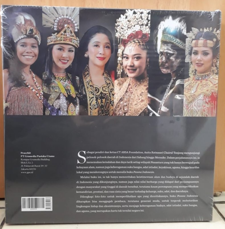 Cover Belakang Buku Pesona Indonesia (Hard Cover)