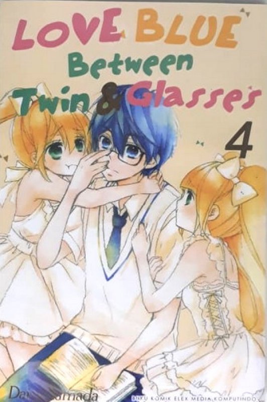 Cover Buku LOVE BLUE Between Twin & Glasses 04
