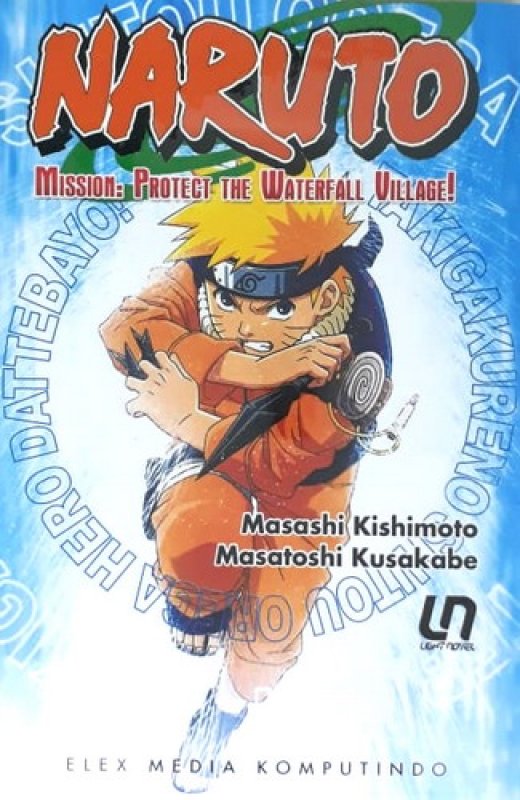 Cover Buku Light Novel Naruto: Protect the Waterfall Village
