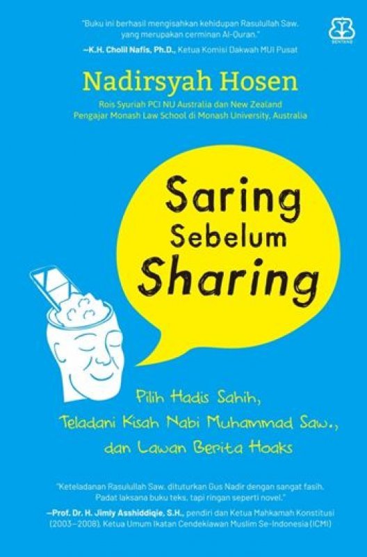 Cover Buku Saring Sebelum Sharing