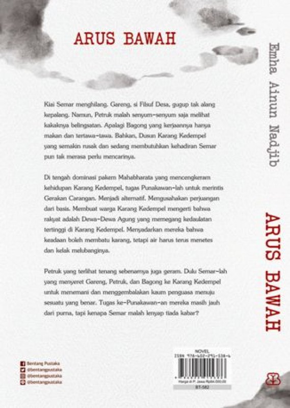 Cover Belakang Buku ARUS BAWAH - REPUBLISH