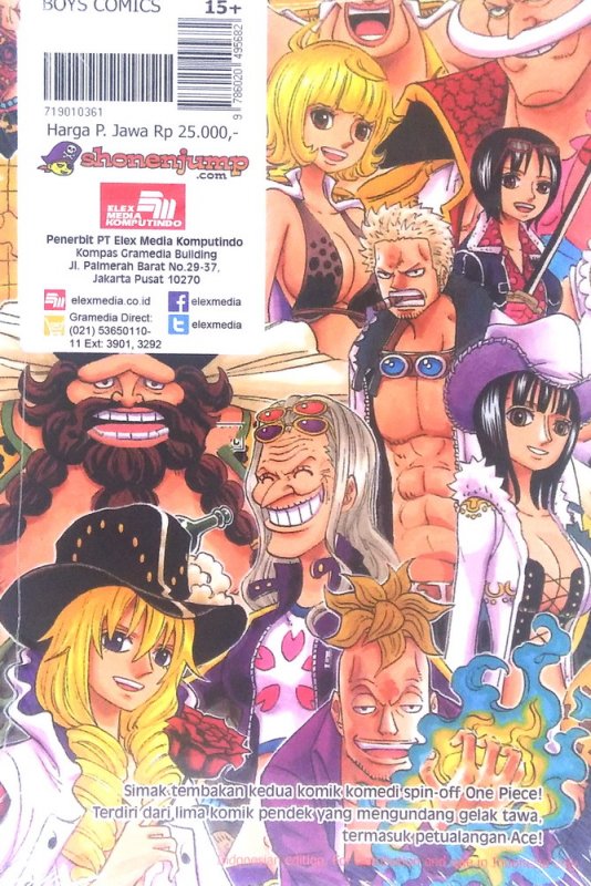 Cover Belakang Buku One Piece Party 02