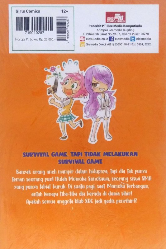 Cover Belakang Buku SGC! Survival Game Club 11