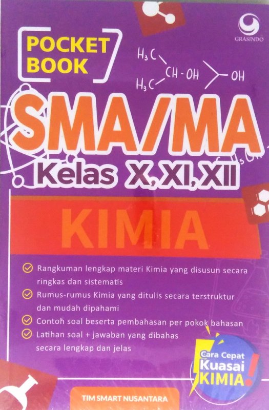 Cover Buku Pocket Book SMA / MA Kimia