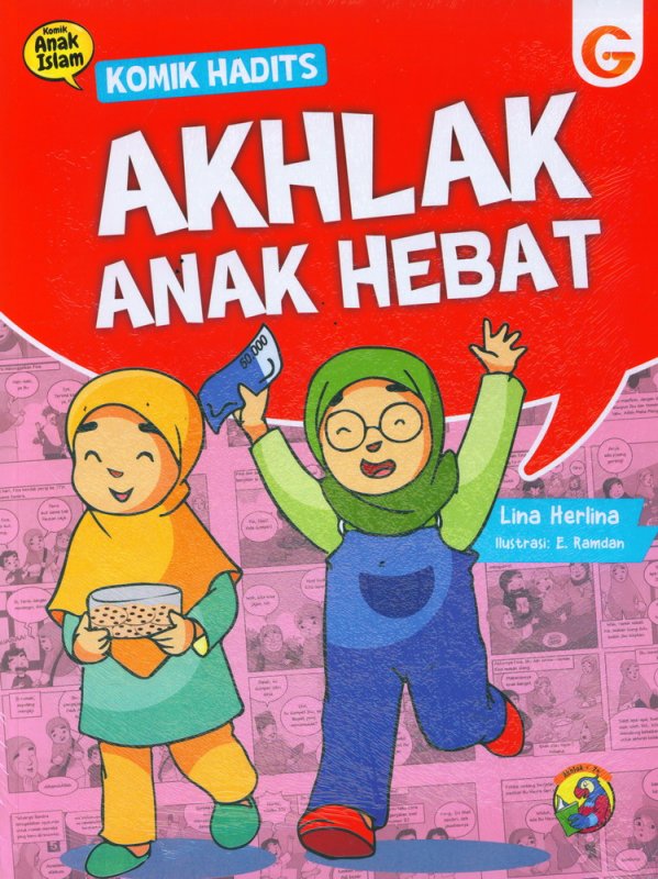 Cover Buku Komik Hadits Akhlak Anak Hebat