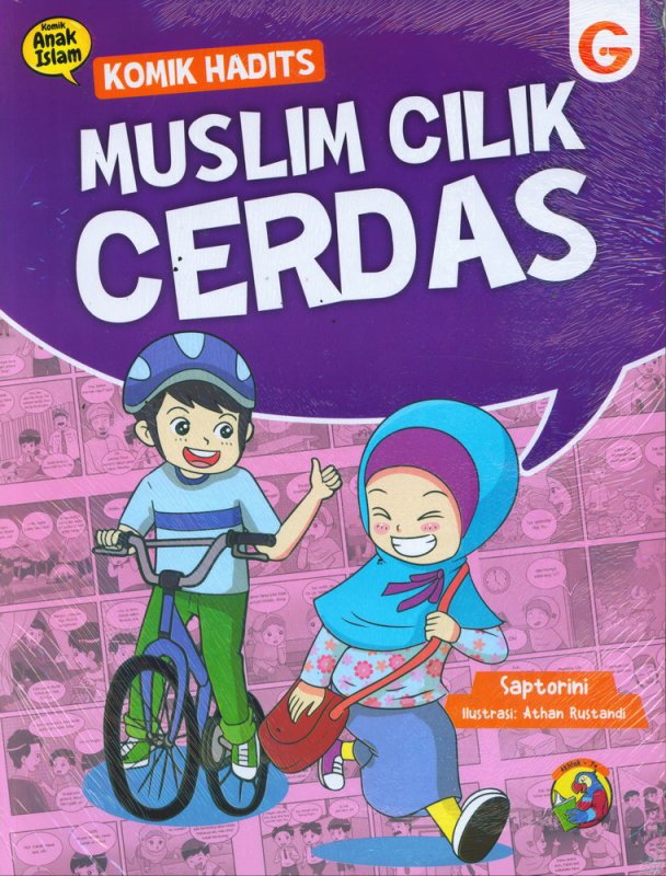 Cover Buku Komik Hadits Muslim Cilik Cerdas
