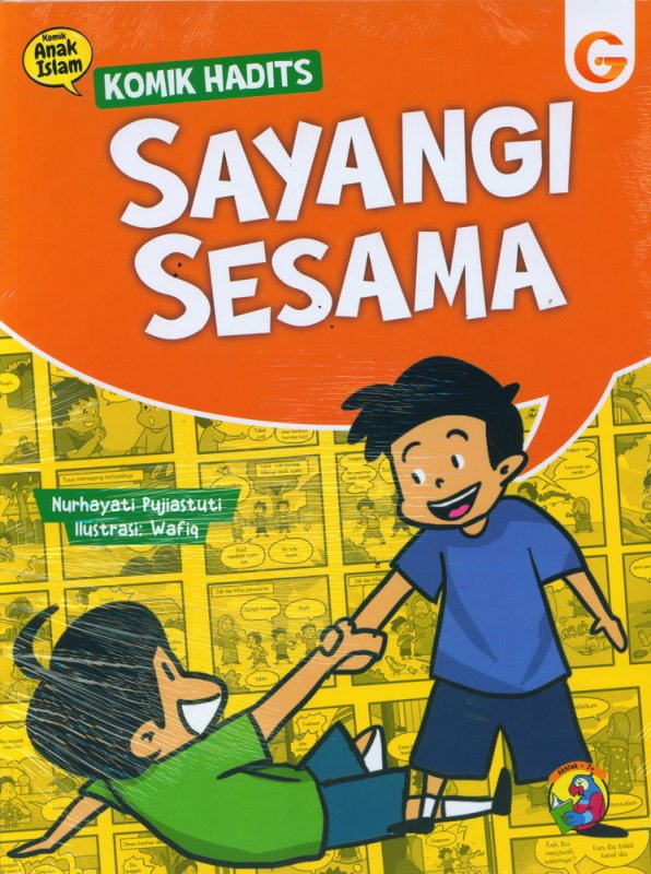 Cover Buku Komik Hadits Sayangi Sesama