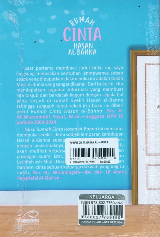 Cover Belakang Buku Rumah Cinta Hasan AL-Banna