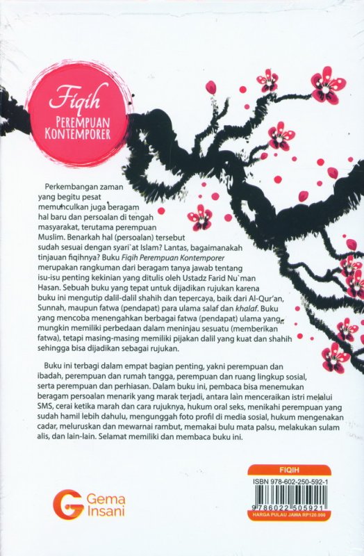 Cover Belakang Buku Fiqih Perempuan Kontemporer (Hard Cover)