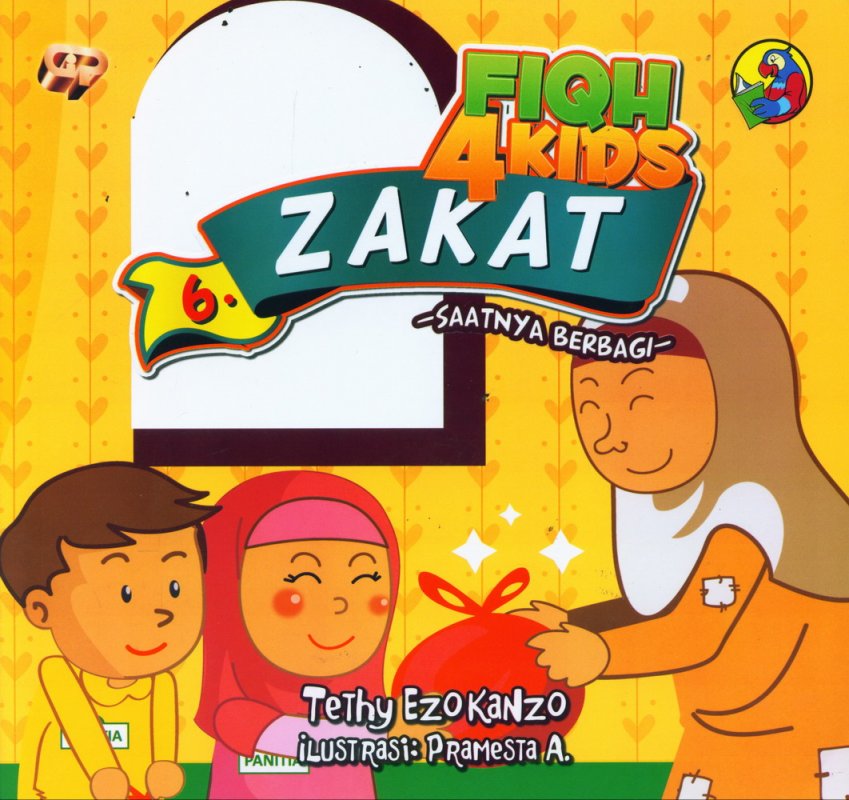 Cover Buku Fiqh 4 Kids 6: Zakat - Saatnya Berbagi (full color)