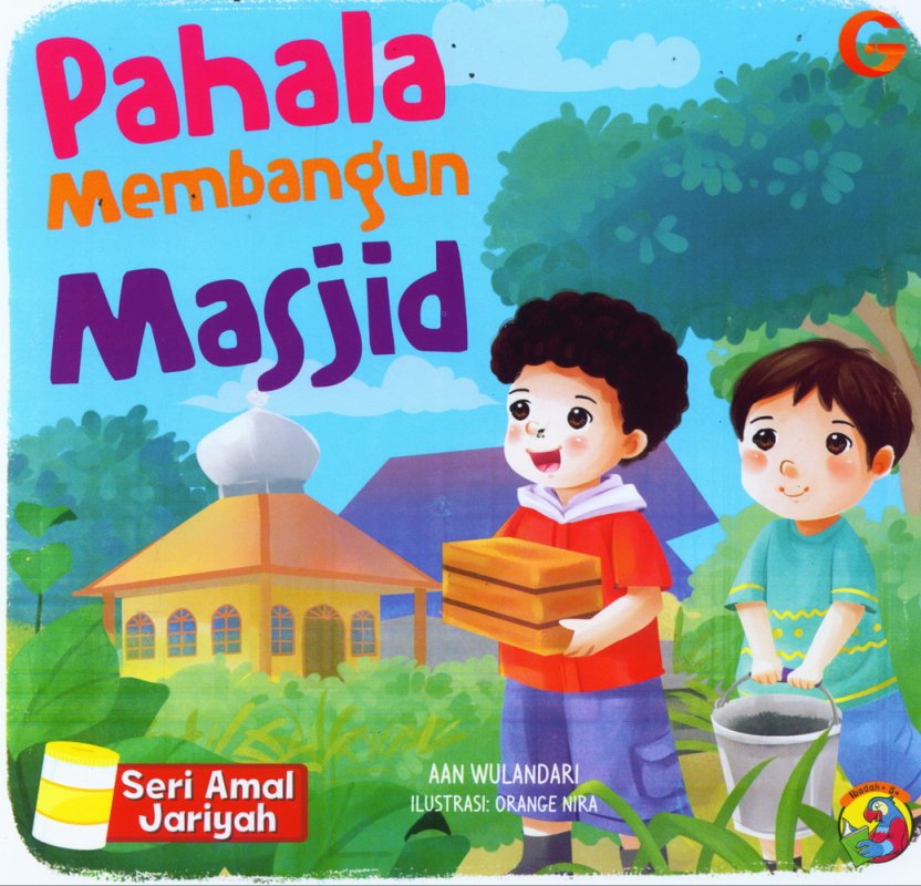 Cover Buku Seri Amal Jariyah: Pahala Membangn Masjid (full color)