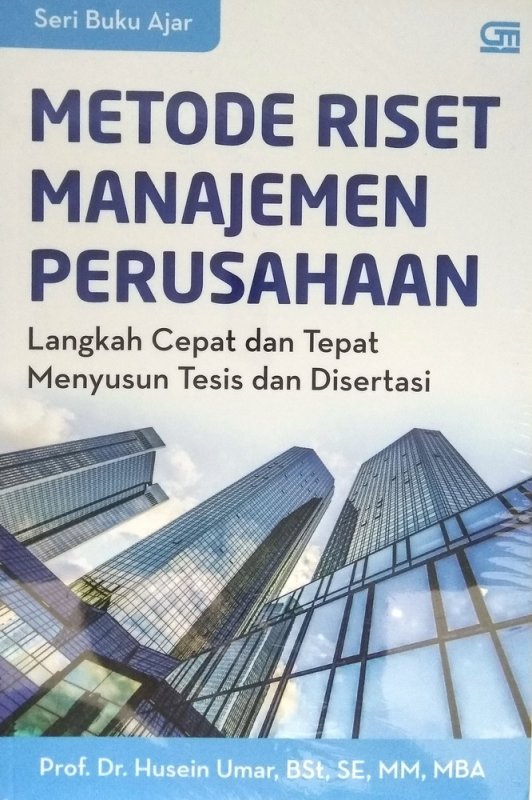 Cover Buku Metode Riset Manajemen Perusahaan