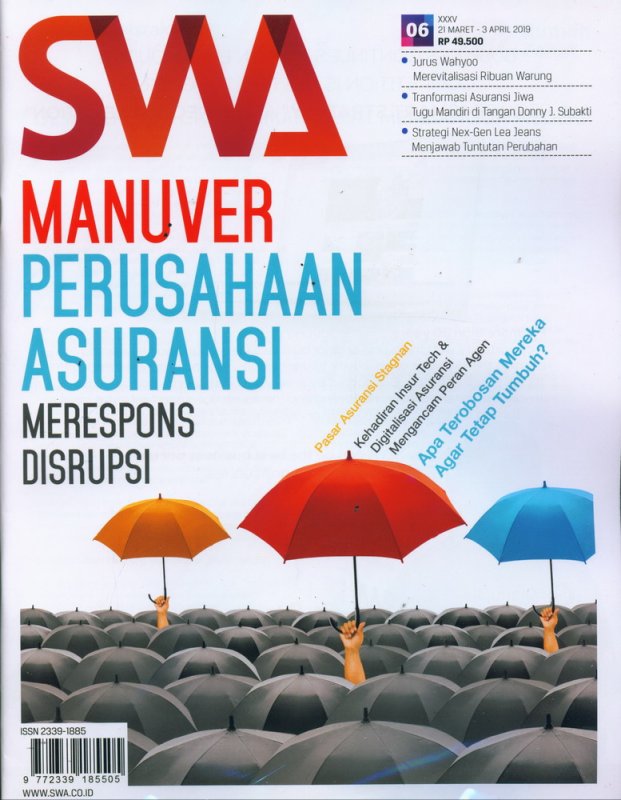 Cover Buku Majalah SWA Sembada No. 06 | 21 Maret - 31 April 2019