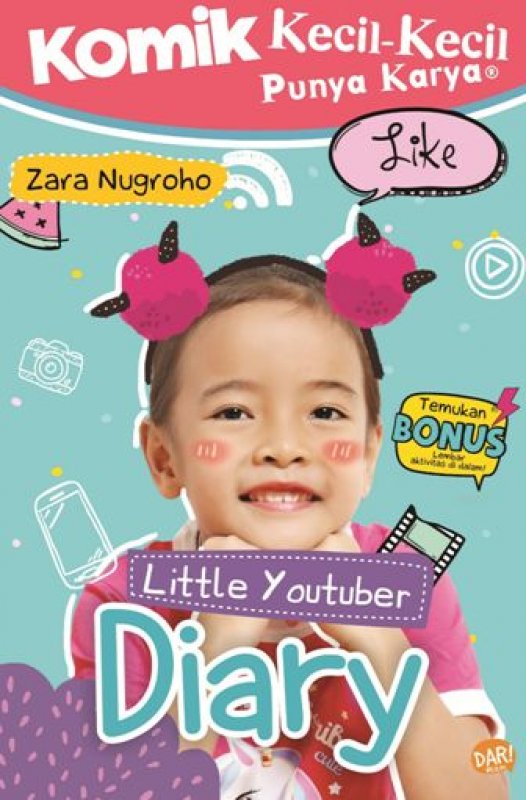 Cover Buku Komik KKPK: Little Youtuber Diary