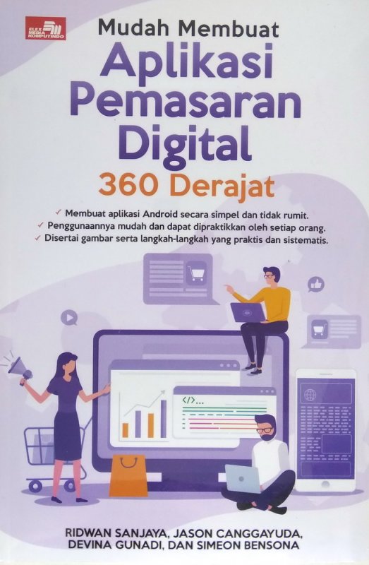 Cover Buku Mudah Membuat Aplikasi Pemasaran Digital 360 Derajat