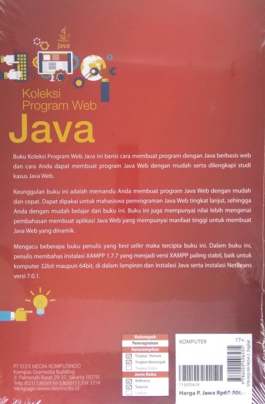 Cover Belakang Buku Koleksi Program Web Java