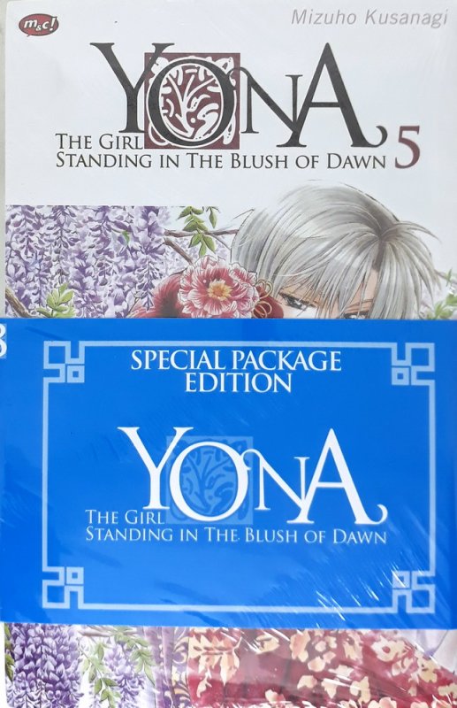 Cover Belakang Buku Special Package Edition YONA The Girl Standing in The Blush of Dawn #05-08