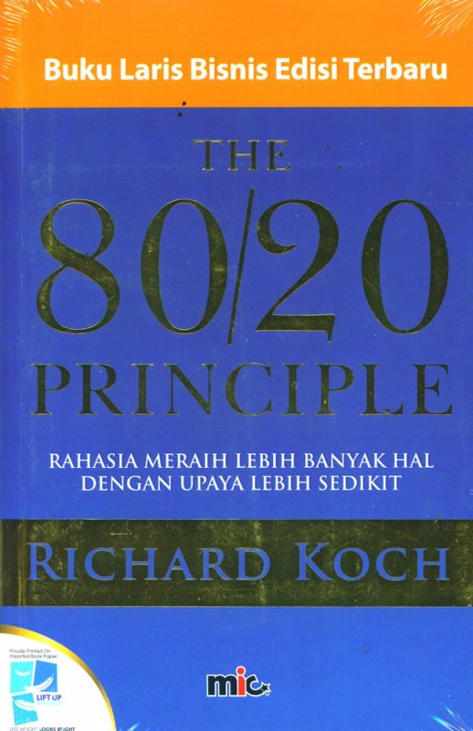 Cover Buku The 80 / 20 Principle