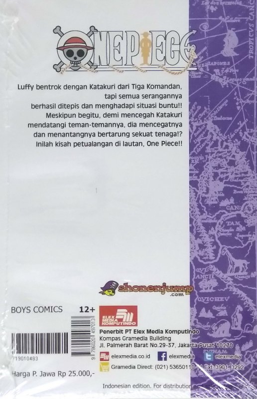 Cover Belakang Buku One Piece 88
